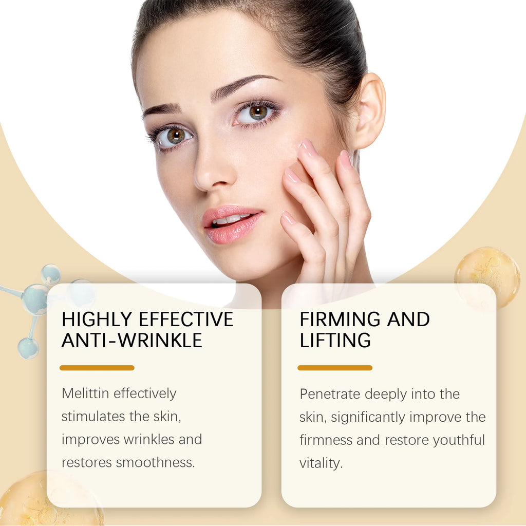 Advanced Bee Venom Face Cream - Nature's Botax for Instant Lifting & Firming,Anti-Aging Moisturizer with Manuka Honey & Collagen