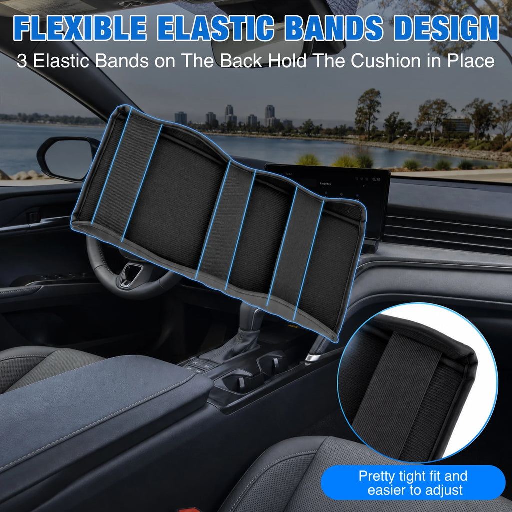 Nilight Center Console Cover Compatible with Toyota Camry 2025 2026 LE SE XLE XSE Nappa Leather Armrest Cover for Toyota Car Accessories Waterproof Middle Arm Rest Cover Pad Armrest Box Cushion, Black