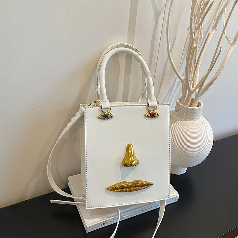 Jewelry Eyes Face Bags for Women Handbags Harajuku Box Shoulder Bag Funny Purses for Women Party Evening Bag NEW Crossbody Bags