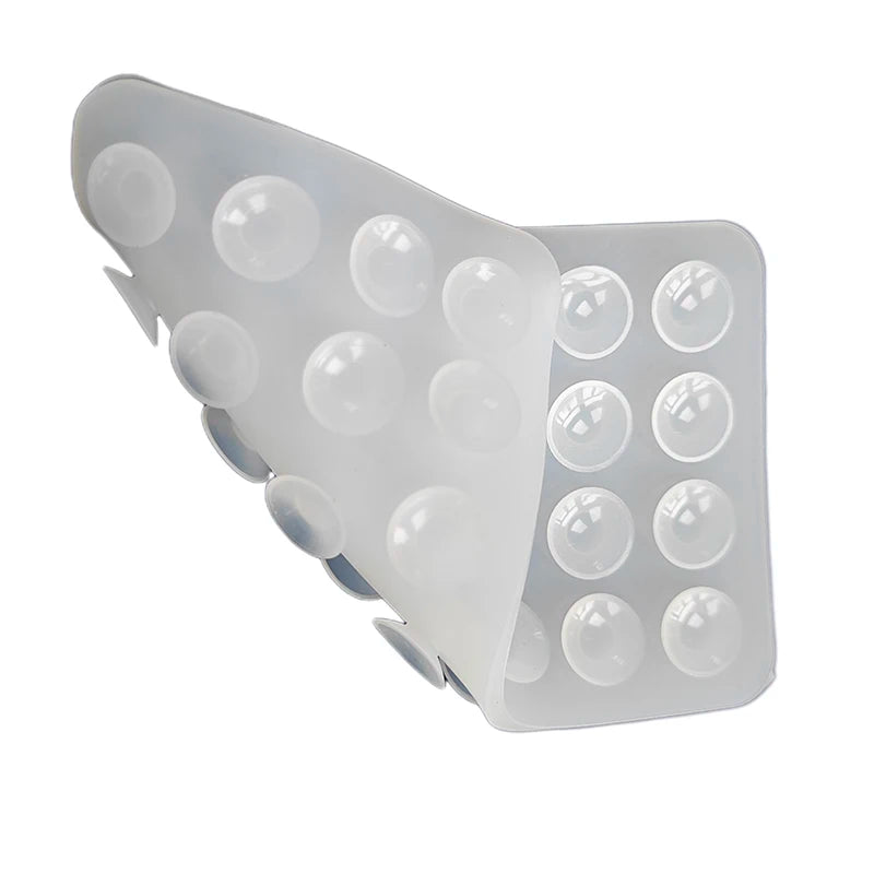 1pc Backed Adhesive Sucker Pad For Fixed Pad Double Side Silicone Suction Pad For Mobile Phone Fixture Suction Cup