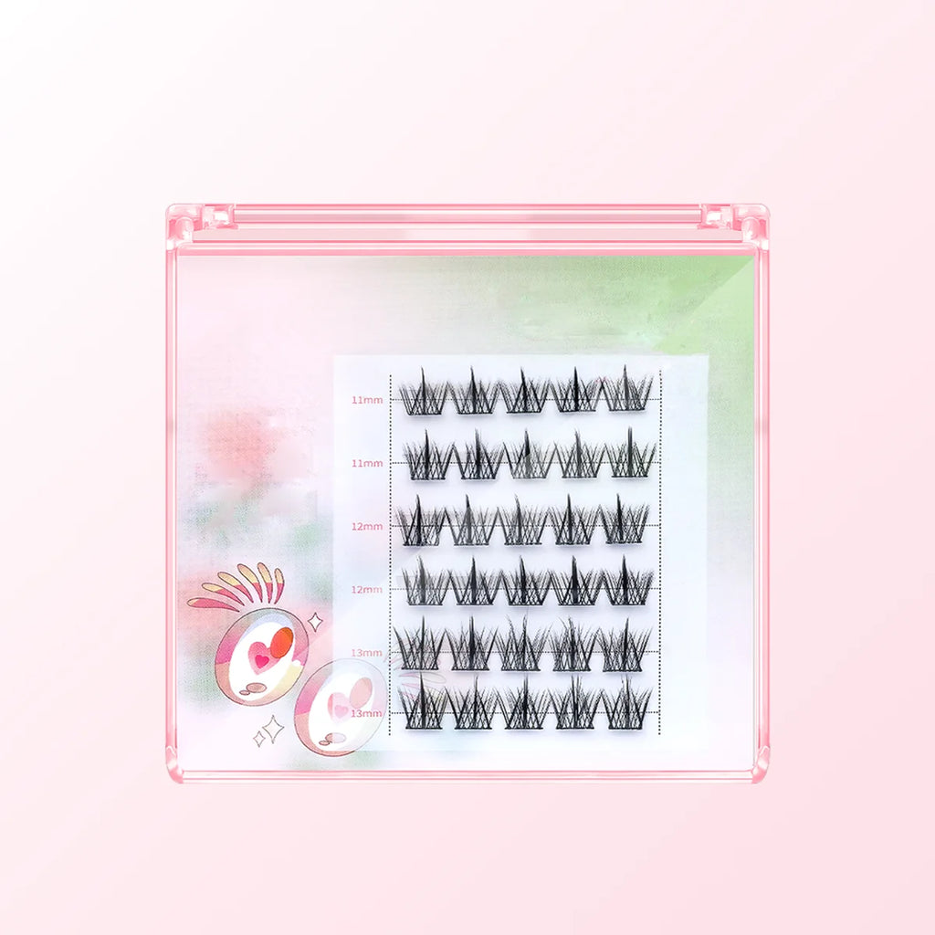 Glue Free False Eyelash, Natural Style False Eyelash, Reusable, Suitable for Beginners, ACE & Lazy Trilogy Style