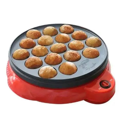 220V 2 in 1 Electric Takoyaki Octopus Ball Baking Machine Steak Maruko Maker Grill Pan Professional Breakfast Cooking Tool