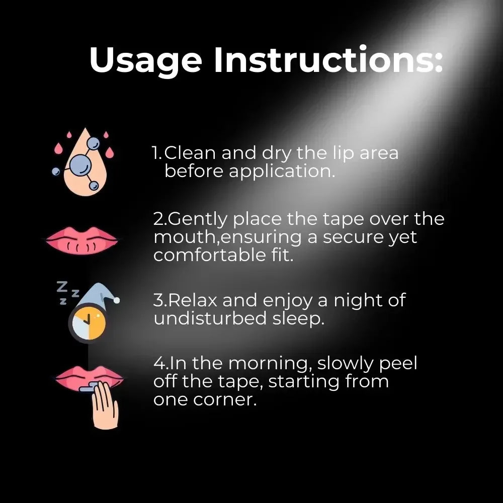 30/60/90Pcs Anti Snoring Sleep Mouth Tape Best Breathing Nasal Strips Medical Grade Improved Sleeping Snoring Relief