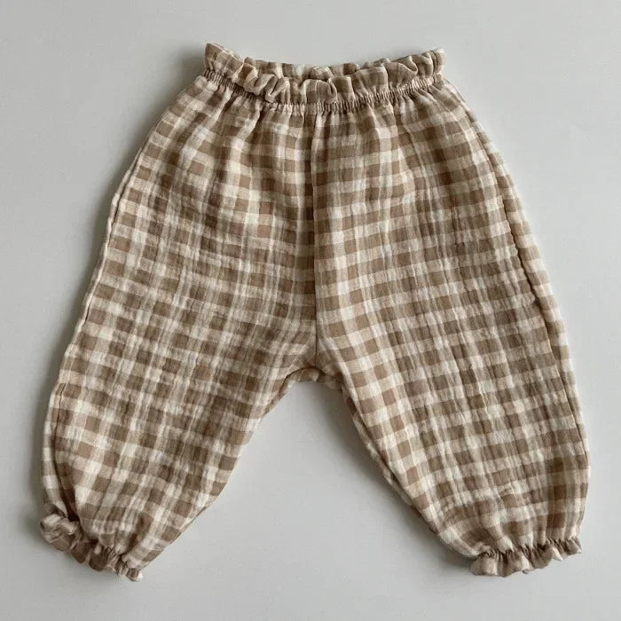 Soft Muslin Clothes Pants Pantalons Capris Organic Cotton Baby Pants Newborn Toddlers Autumn Spring Summer Winter Cute Print