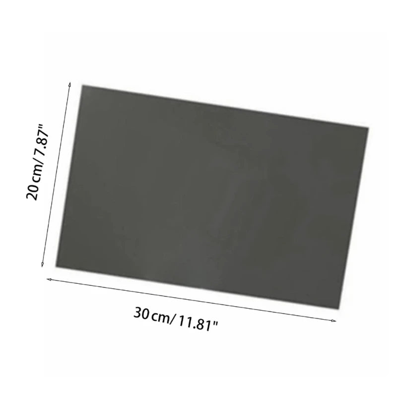 90 Degree Adhesive Linear Polarized Film Sheet LCD Polarizer Filters LCD Polarizing Film Sheet 10x10cm 20x30cm