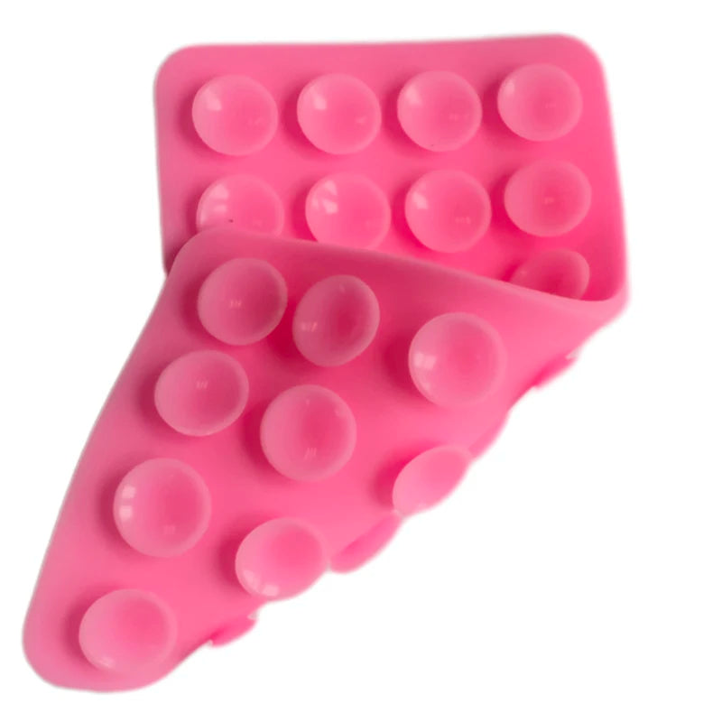 1pc Backed Adhesive Sucker Pad For Fixed Pad Double Side Silicone Suction Pad For Mobile Phone Fixture Suction Cup