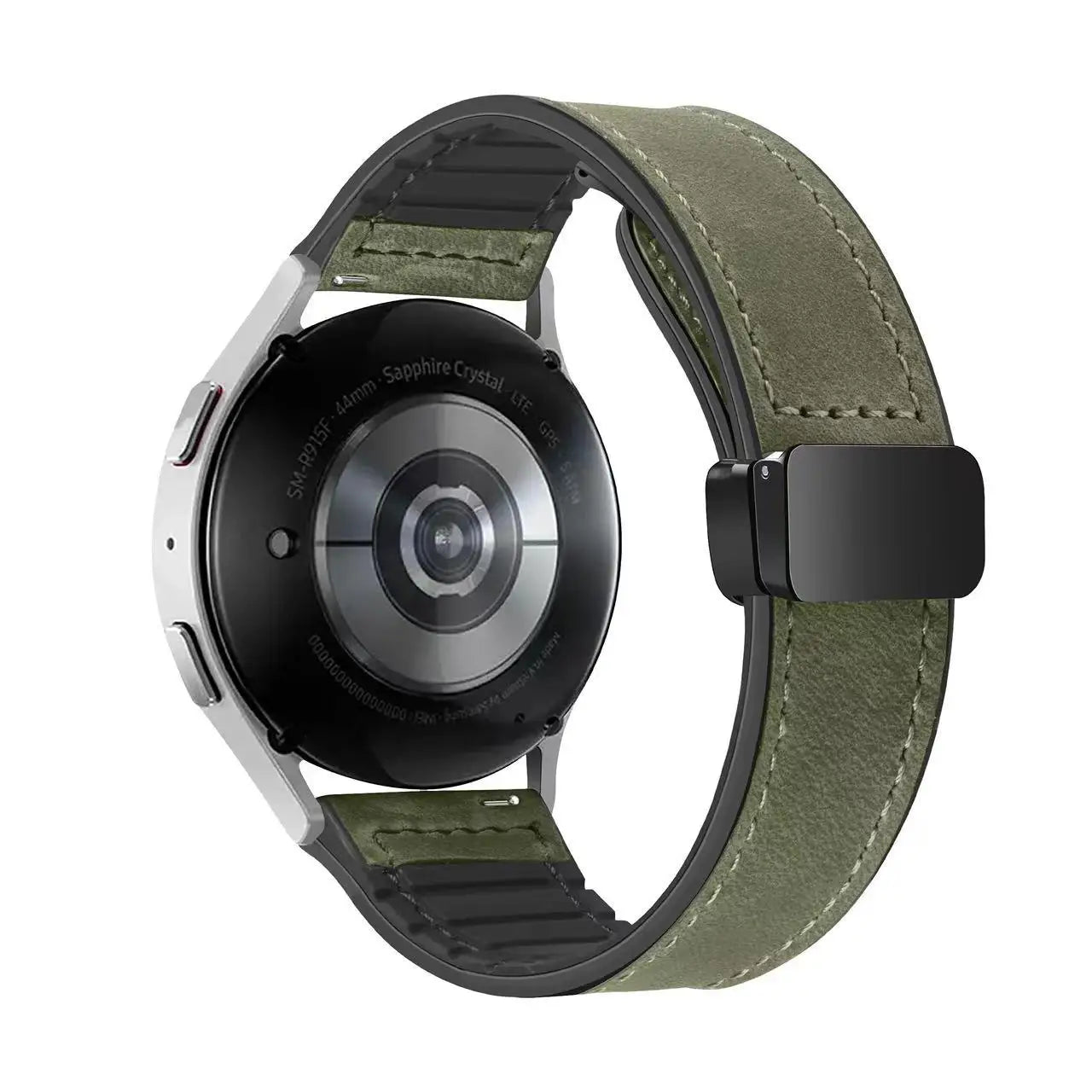 Leather Silicone Strap for Samsung Galaxy Watch 6/5/4 44mm 40mm Watchband 20mm Band Bracelet Galaxy Watch6 Classic 43mm 47mm