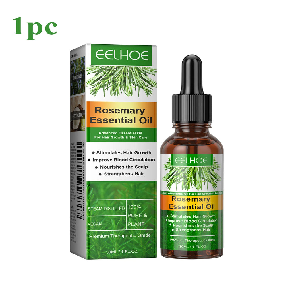 Rosemary Hair Growth Oil Natural Hair Care Serum Anti Hair Loss Scalp Treatment Repair Damaged Hair Stimulate Hair Follicles Thi