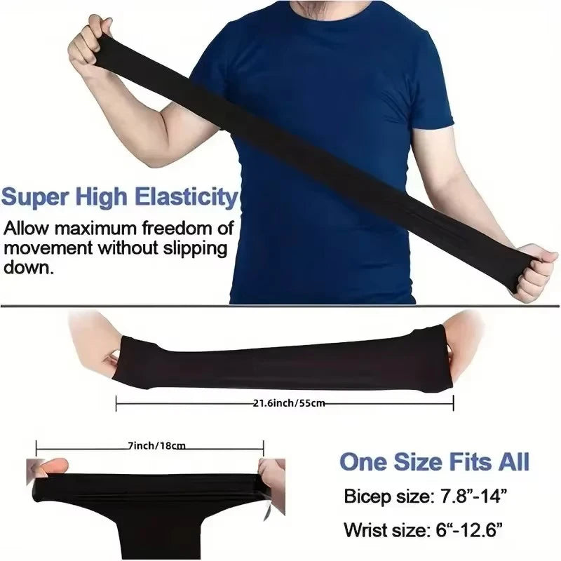 1/3 Pair of Breathable Sun Protection Sleeves - Breathable & UV Protective Gear for Sports, Driving, & Outdoor Adventures