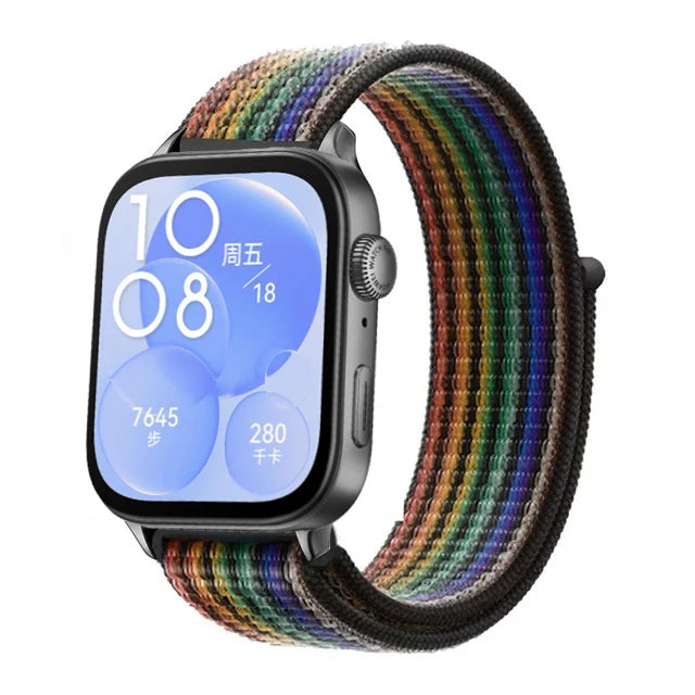 Nylon Loop Strap For Huawei Watch Fit 5/4/3 Sport Breathable Replacement Bracelet Wristband Huawei Watch Fit 4 5 Pro Accessories