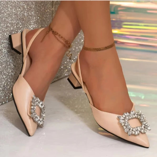 Sexy Pointed Open-heeled Shoes 2026 Fashion Brand Designer Women's Sandals Comfortable and Non-slip Women Casual Shoes Plus Size