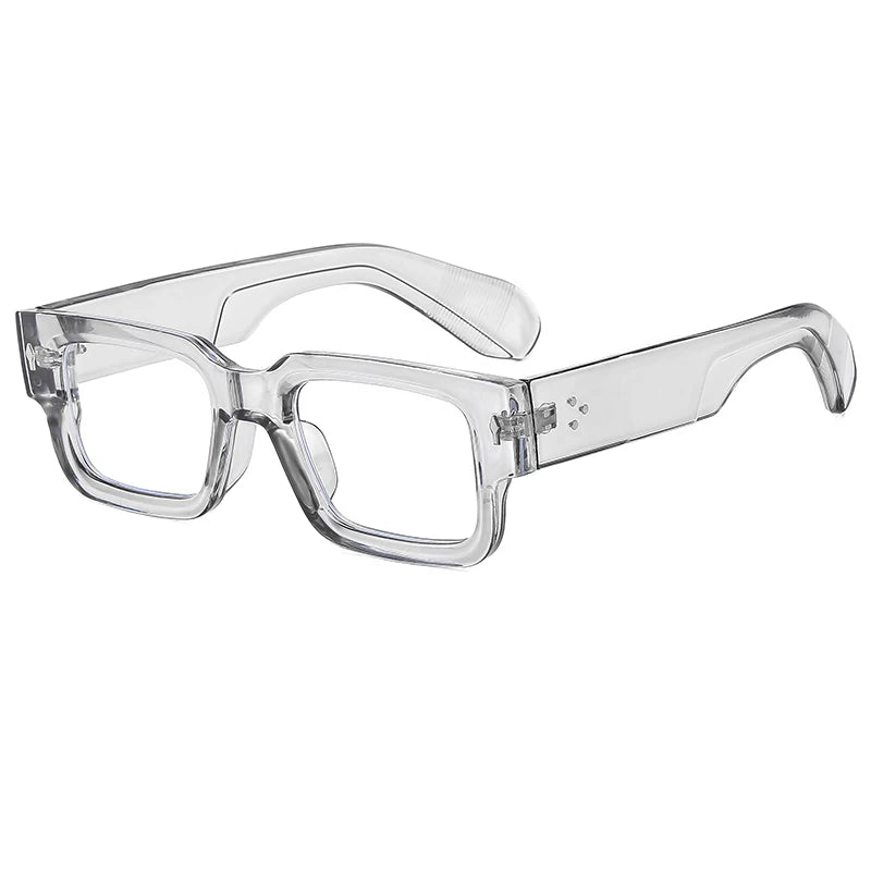 New Men's Personality Minimalist Style Sunglasses Fashion Cool Retro Rectangle Glasses Oculos De Sol Femino