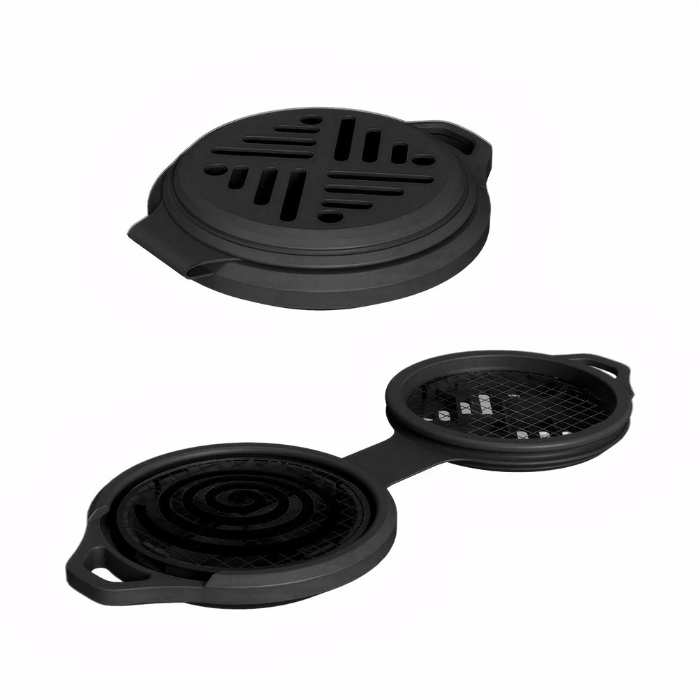 Mosquito Coil Bracket Silicone Mosquito Coil Hanger Portable Mosquito Coil Holder Burner Anti Scald for Camping Hiking
