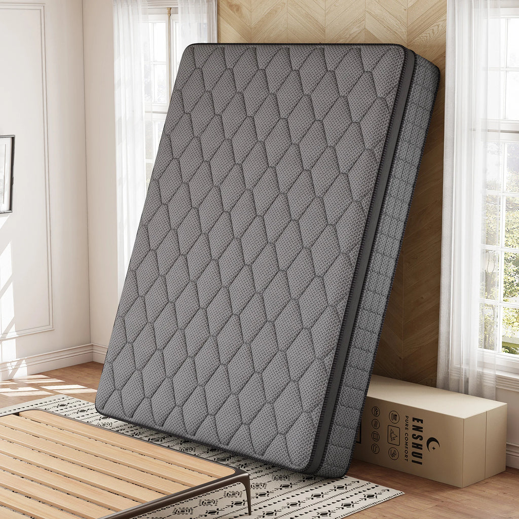 12-14 Inch Cooling Gel Memory Foam Hybrid Mattress Twin Full Queen King Size Independent Pocket Spring Mattress Pressure Relief Cool Sleep Medium Firm Bed Mattress for Bedroom Guest Room