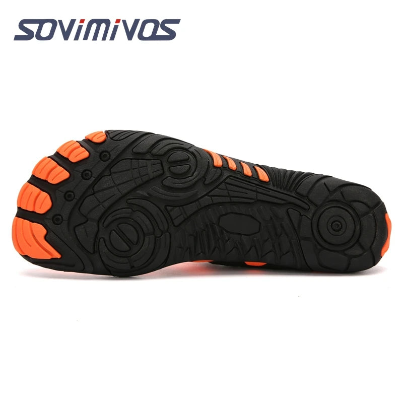 Unisex Swimming Water Shoes Men Barefoot Outdoor Beach Sandals Upstream Aqua Shoes Plus Size Nonslip River Sea Diving Sneakers