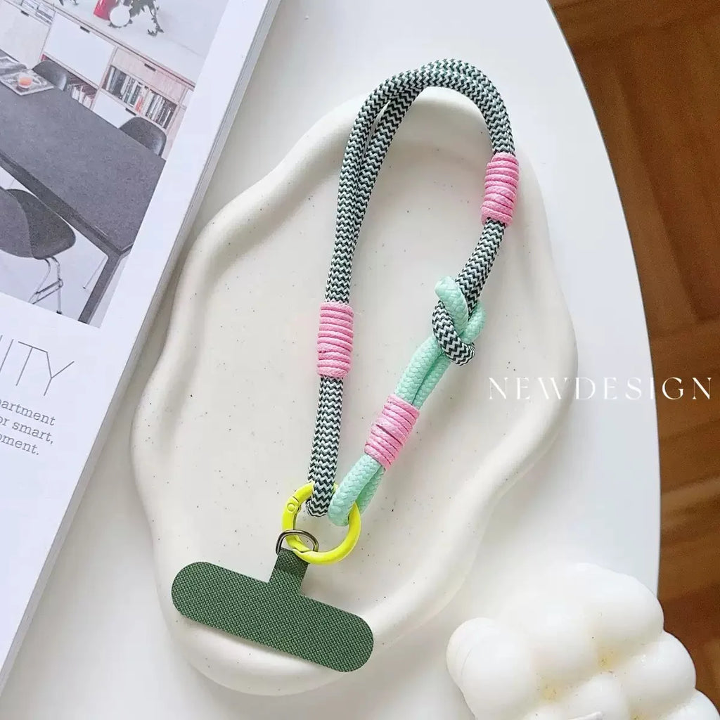 1Pc Short Wrist Strap Phone Case Connection Piece Phone Case Universal Jewelry Accessories Anti slip and Anti fall Portable Pend
