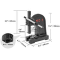 SucceBuy 1 Ton Arbor Press Manual Arbor Press Cast Iron Heavy-duty Manual Desktop Arbor Press Precision Hand Press for Stamping