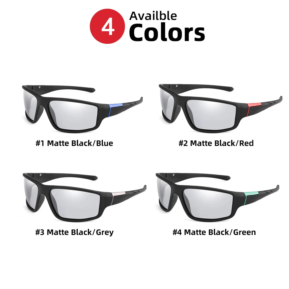 VIVIBEE Men Photochromic Sunglasses Black Sports Goggles Women Color Changing Polarized Driving 2026 Discoloration Sun Glasses