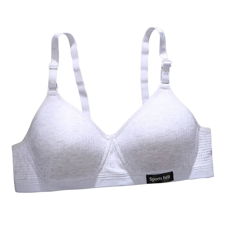 Girl Training Bras Cotton Underwear Back Buckle Design Bralette Adolescent Comprehensive Breathable Teenager Girl Sport Tops Bra