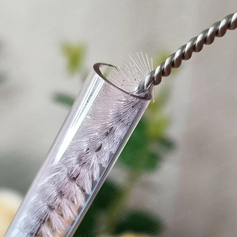 30cm Replacement Long Transparent Straw Compatible with Stanley 40/30 oz Cup Tumbler,for Stanley Clear Straws With Brush ﻿