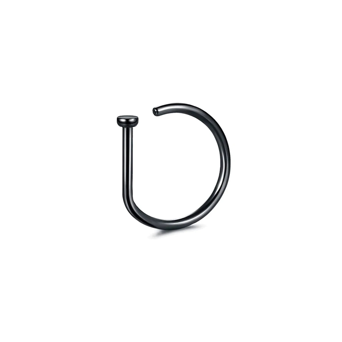 Fake Nose Ring Hoop Lip Labret Ring for Women Non Pierce Hoop Nose Ring  Septum Hoop  Ring Tragus Rook Ring Non Piercing Jewelry