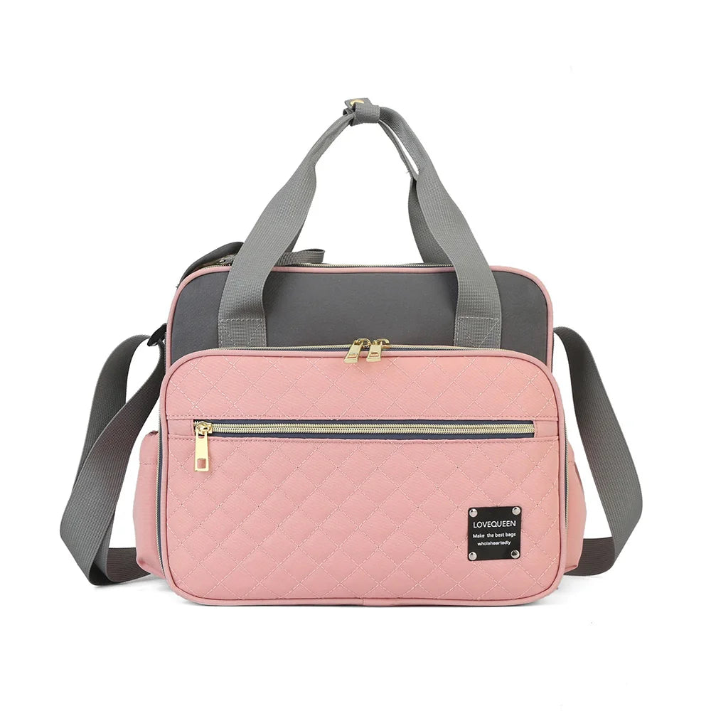 New Style Waterproof Diaper Bag Large Capacity Messenger Travel Bag Multifunctional Maternity Mother Baby Stroller nappy Bags