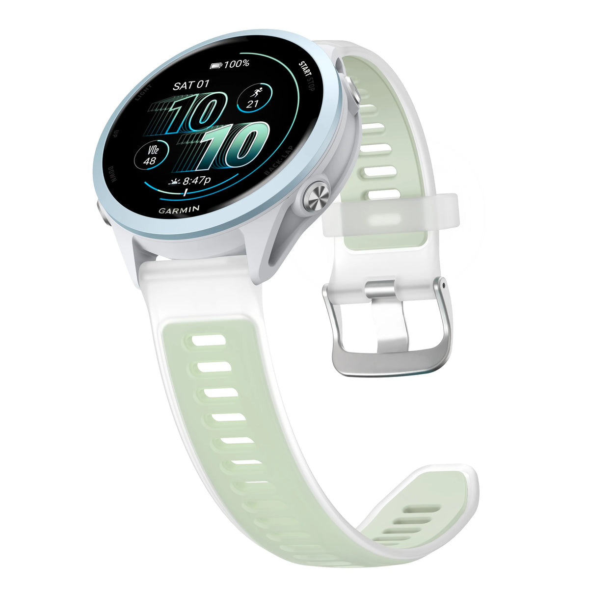 18/20/22mm Silicone Strap for Garmin Forerunner 170 70 165 265 55 245 570 47/42mm Bracelet Garmin Venu 4 45/41mm/Active 6 5 Band