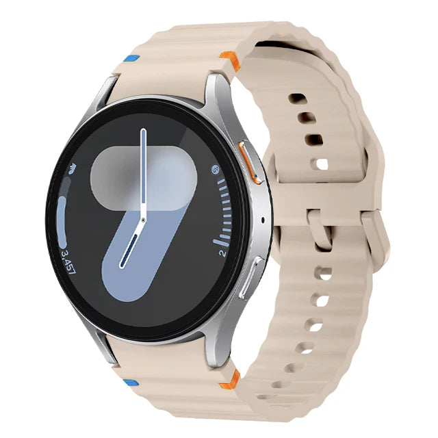Original Sport Straps for Samsung Galaxy watch 4/5 Pro/6/7/6 classic 44mm 40mm 45 Silicone bracelet correa Galaxy watch 7 Band