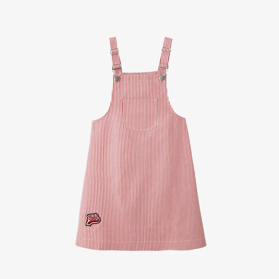 Clearance sale AS SS26 pinstripe denim collection patch girl clothing family matching boys baby clothes