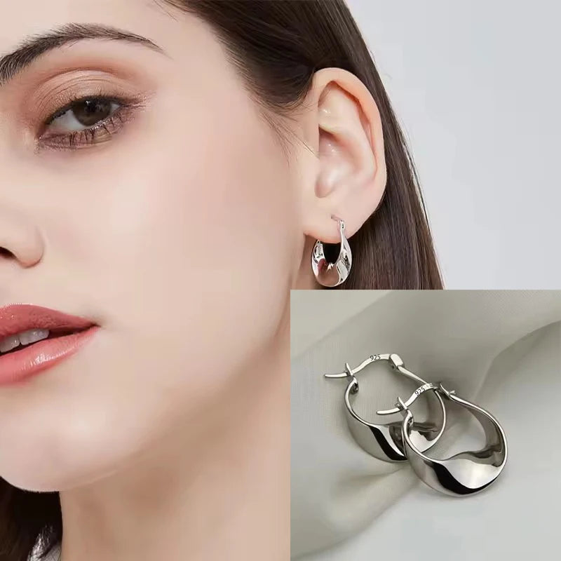 925 Sterling Silver Star Earring for Women Girl Personal Originality Trend Hip Hop Neutral Jewelry Gift Dropshipping