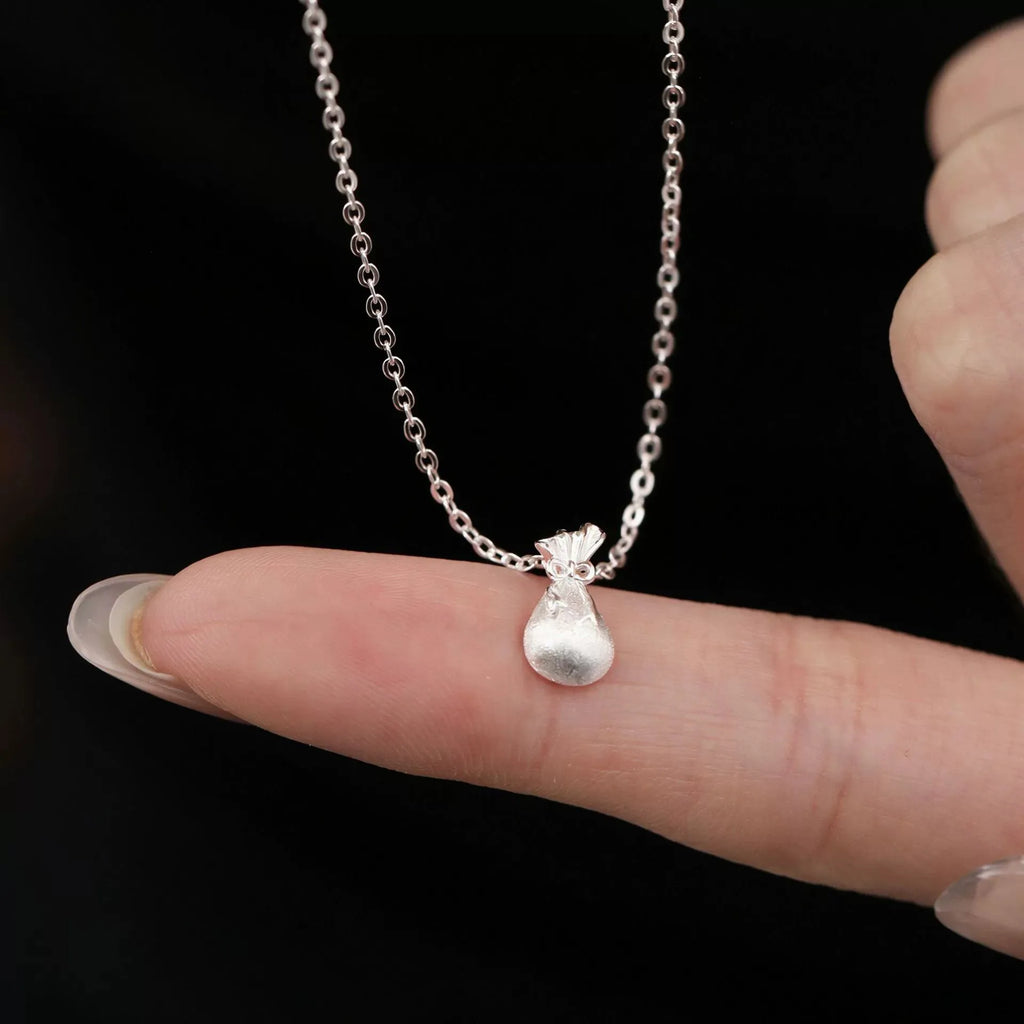 S925 Sterling Silver Necklaces For Women Simple Chain Fashion Minimalist Pendant Necklaces Adjustbale Necklace Birthday Gift
