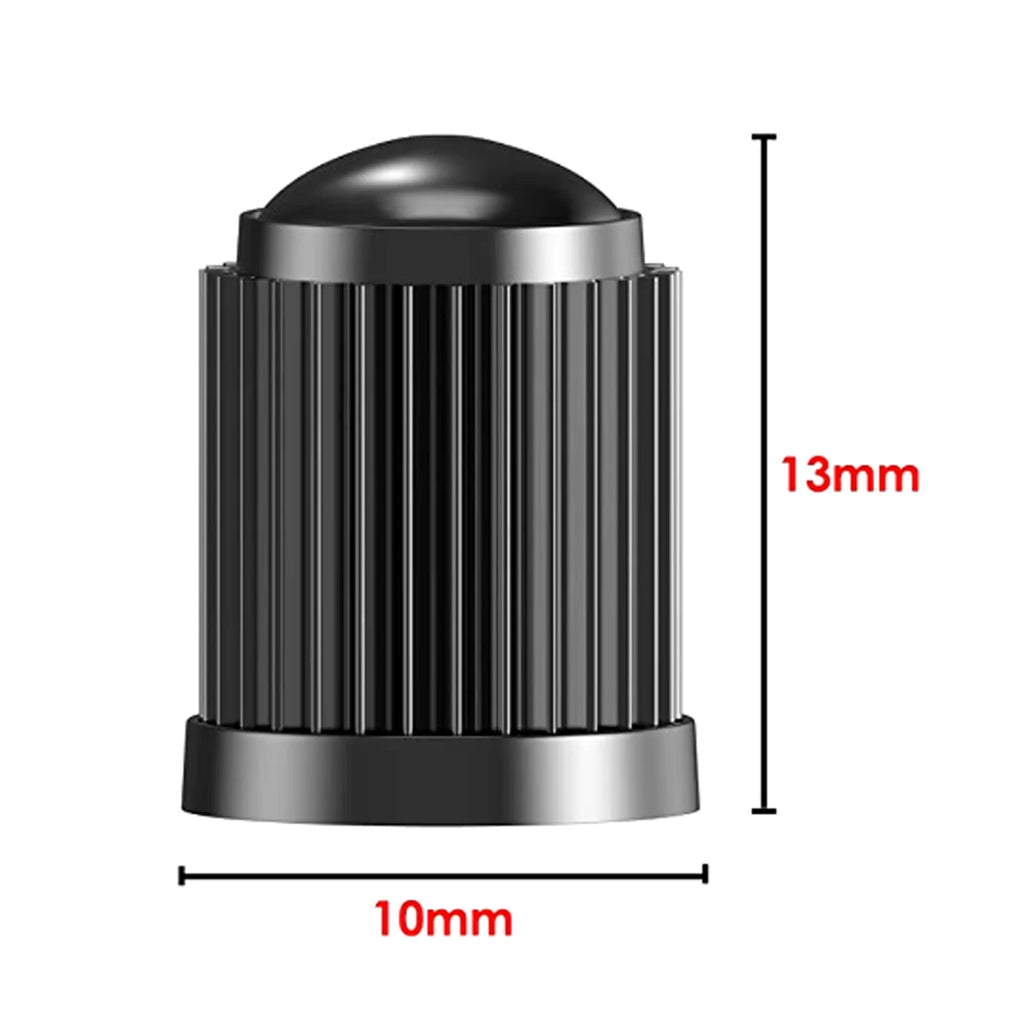 PINMOAP Automotive Tire Valve Cover Dustproof And Waterproof Cap With O-Gasket General Motors Motorcycle Bicycle Valve Cover