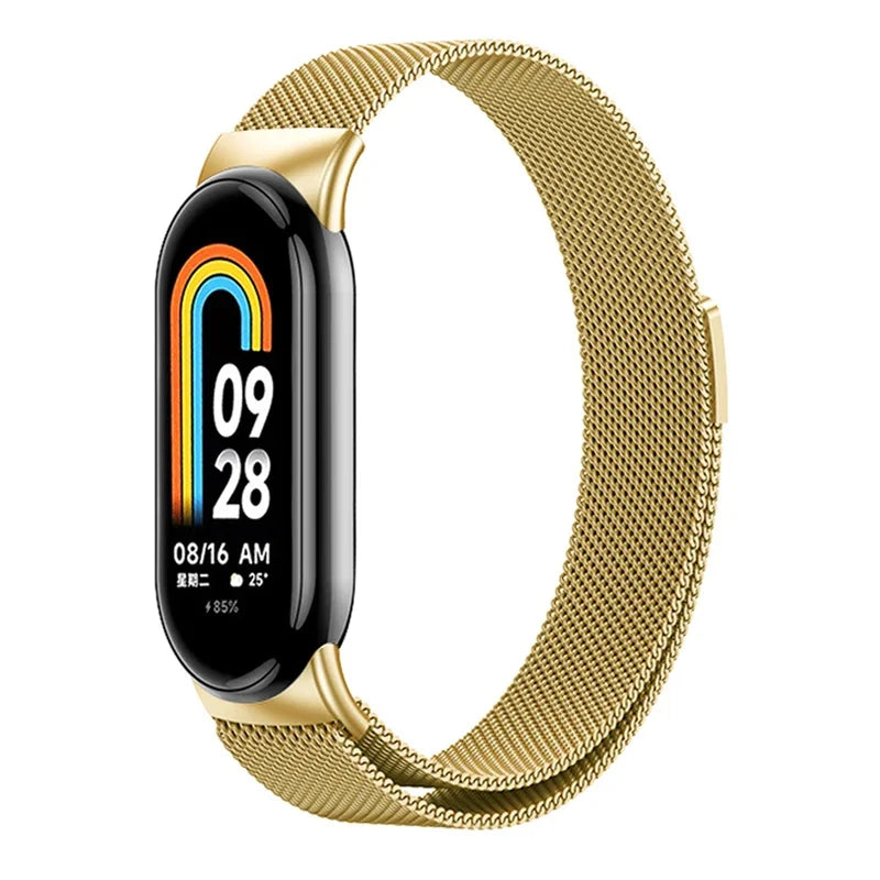 Milanese loop for Xiaomi smart Band 8-NFC Strap Sport wristband Miband8 smartwatch Replacement bracelet on Mi band 8 Accessories