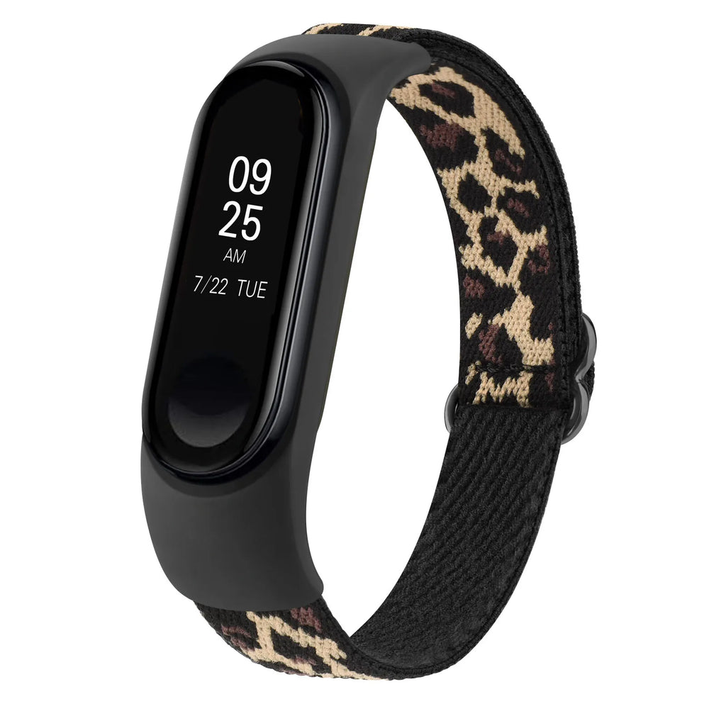 Elastic Nylon Strap For Xiaomi Mi Band 6 5 4 3 Band Adjustable Wristband Watchband For Xiaomi Mi Band 7 4 5 6 Strap Replacement