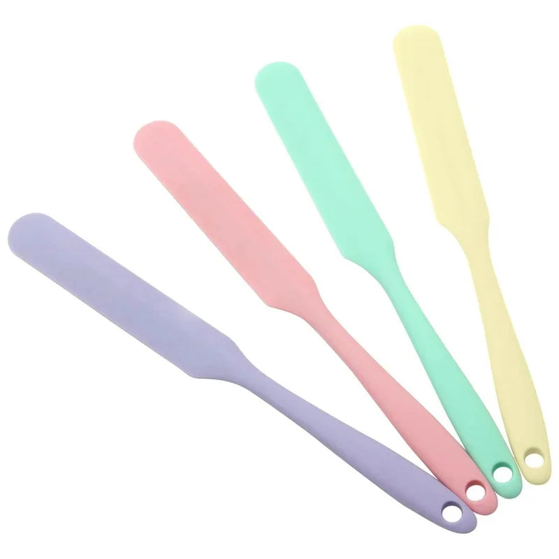 1Pack Long Handle Silicone Jar Spatula, Sourdough & Butter Scraper Multi-functional Household Baking Tools
