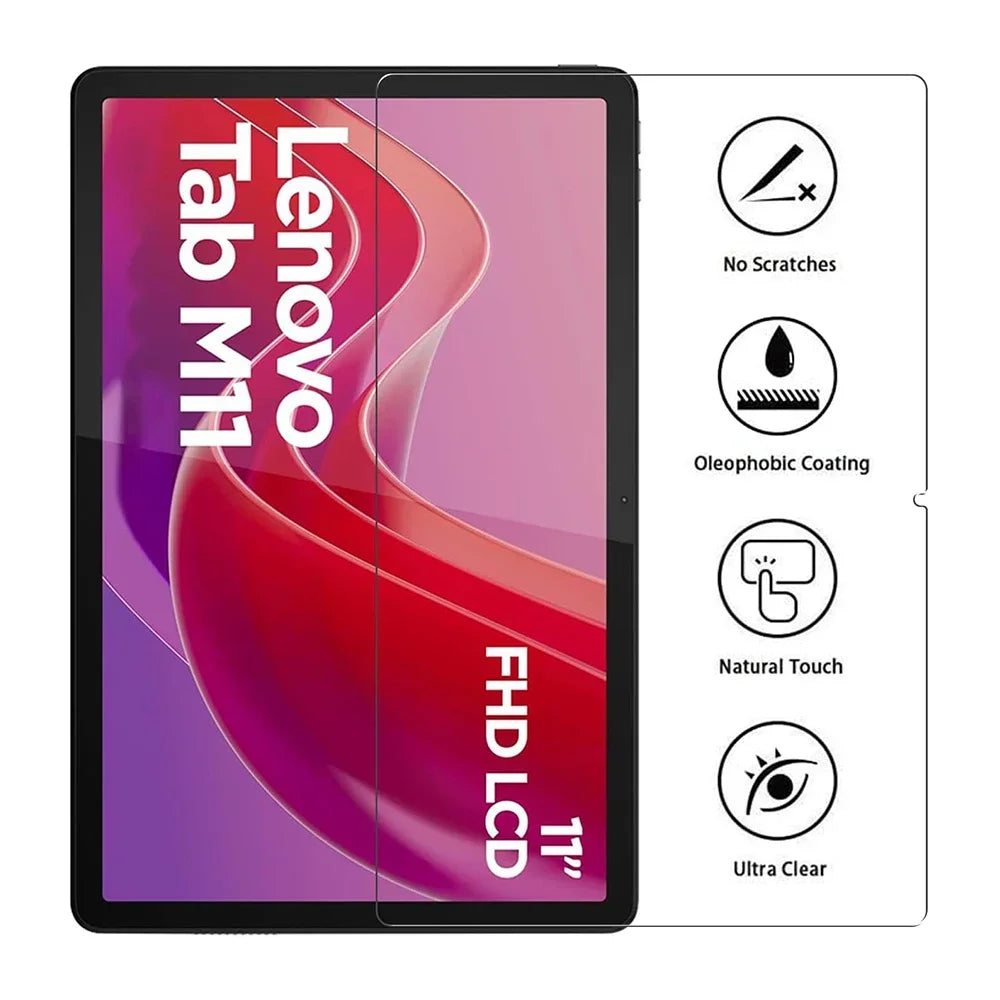 For Lenovo Tab M11 2024 11 Inch 9H Tempered Glass Screen Protector TB-330FU TB-331FC Tablet Anti Scratch Clear Protective Film