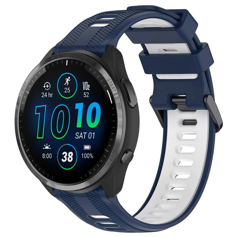 22mm Silicone Strap For Garmin Forerunner 965 Solar 945 935 745 Smart Watch Band Sport Wristband Bracelet For Fenix 5 6 7 Pro