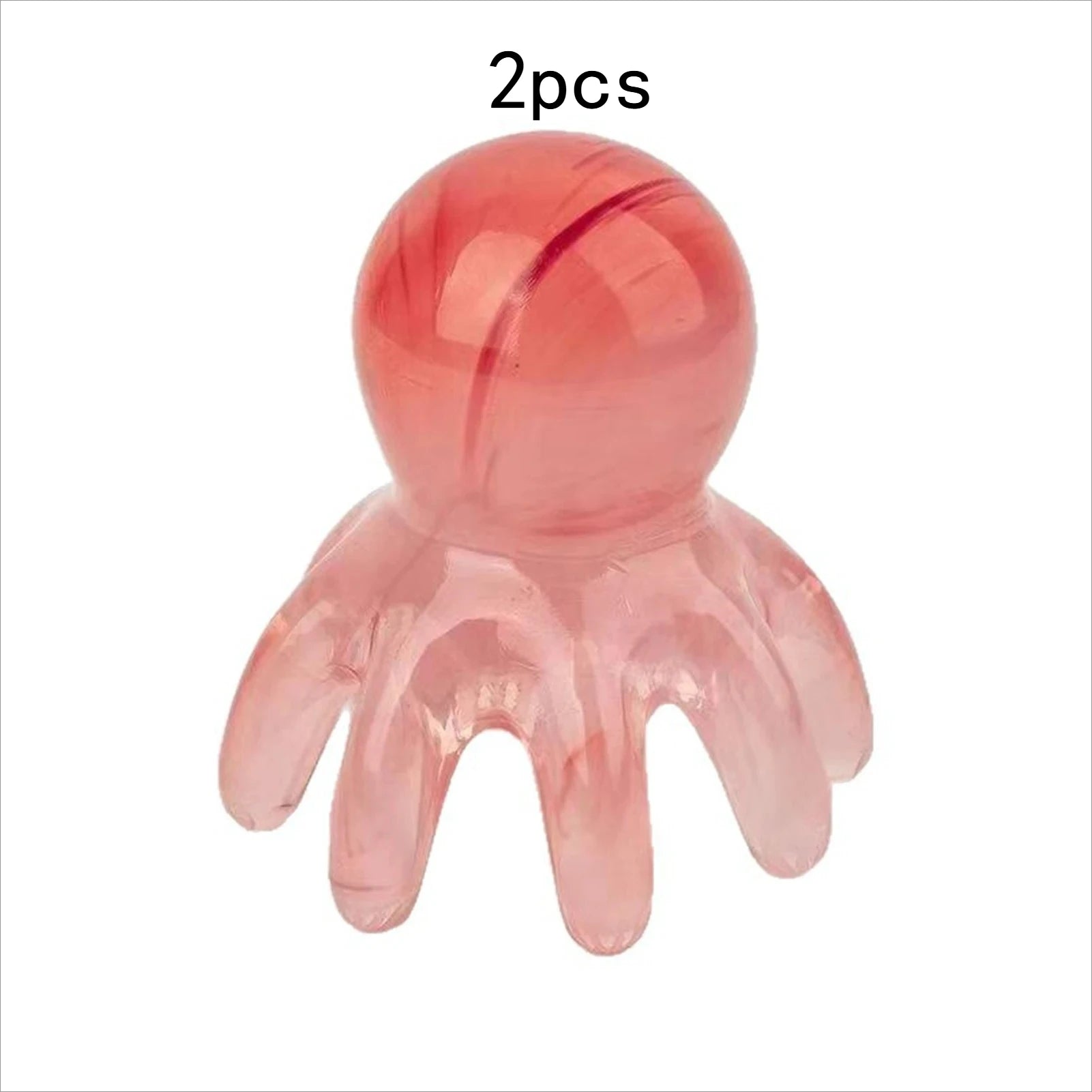Octopus Shape Scalp Massage Comb 8-Tentacle Head Scratcher Comb Portable for Home Office Massage