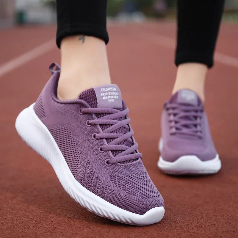 Women Sneaker Breathable Casual Running Sports Shoes Summer 2024 Jogging Walking Shoes Ladies Platform Sneakers Female Shoes