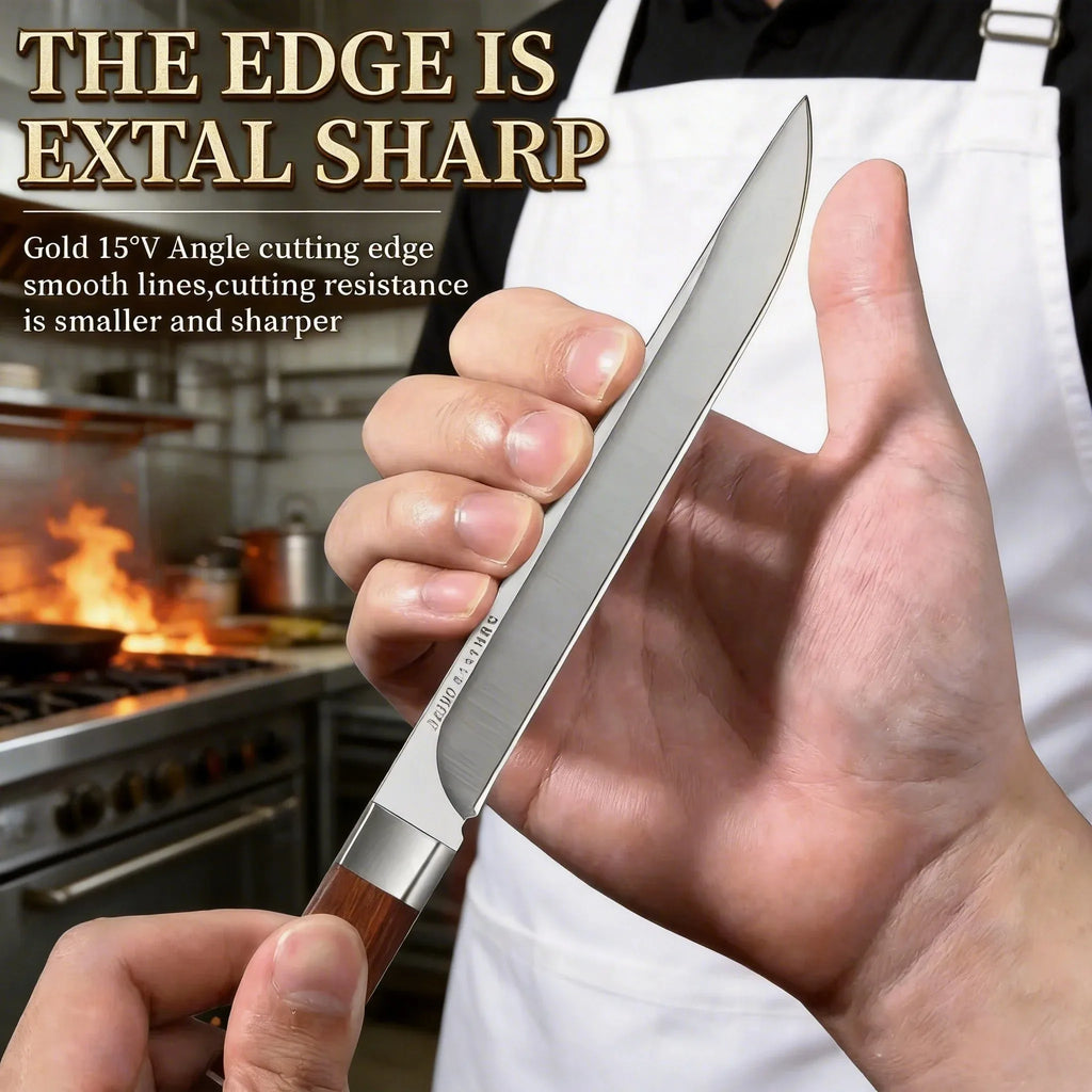 1/2/3-piece Meat Cutting Knife Set -M390 Stainless Steel 62HRC Ultra-sharp Blades Suitable For Cutting Fruits And Butchers Knife