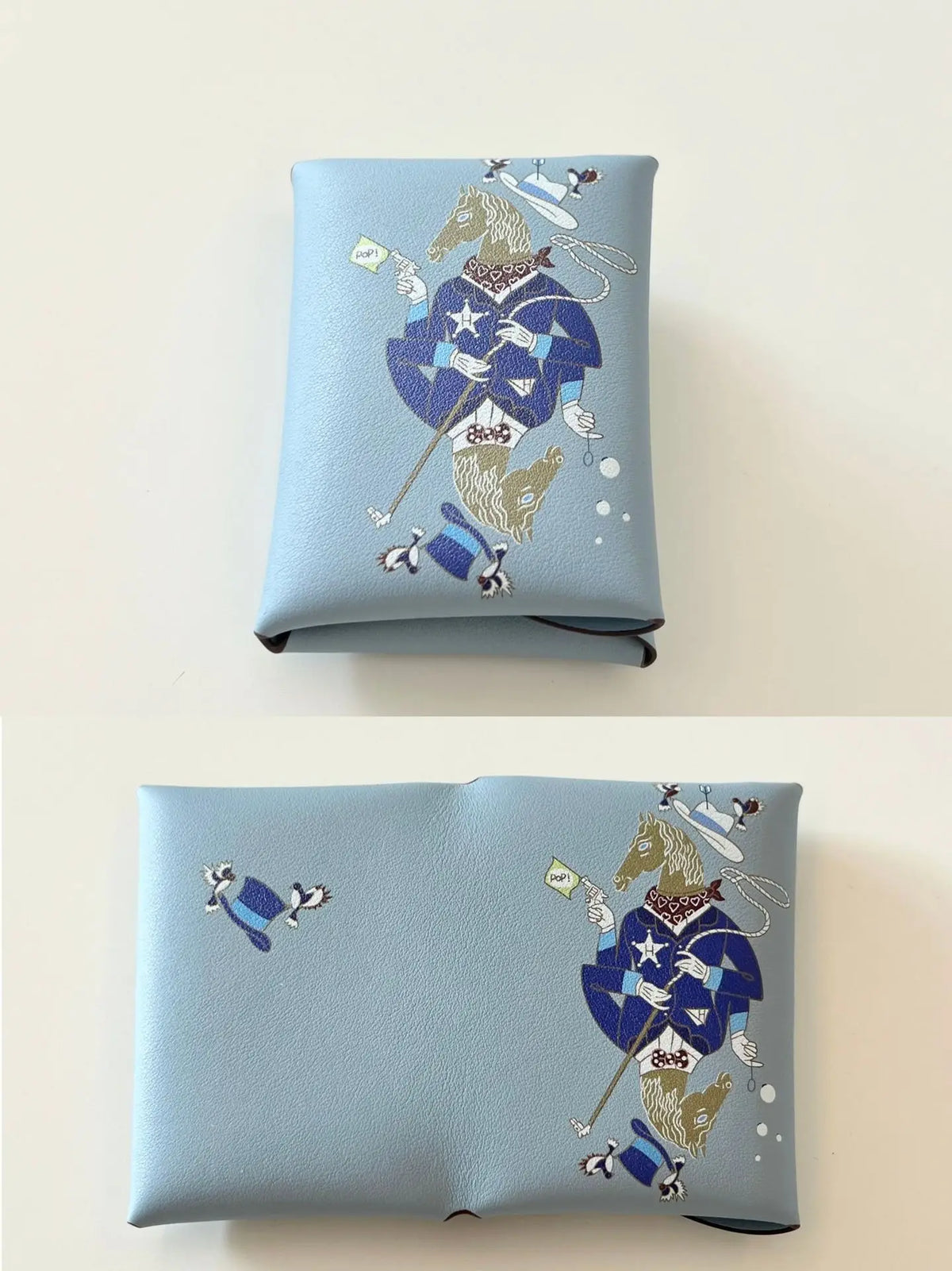 Printing Purse Genuine Leather Small Coin Wallet Genuine Leather Hasp Coin Purse Pouch Change Holder Card Holder for Men Women