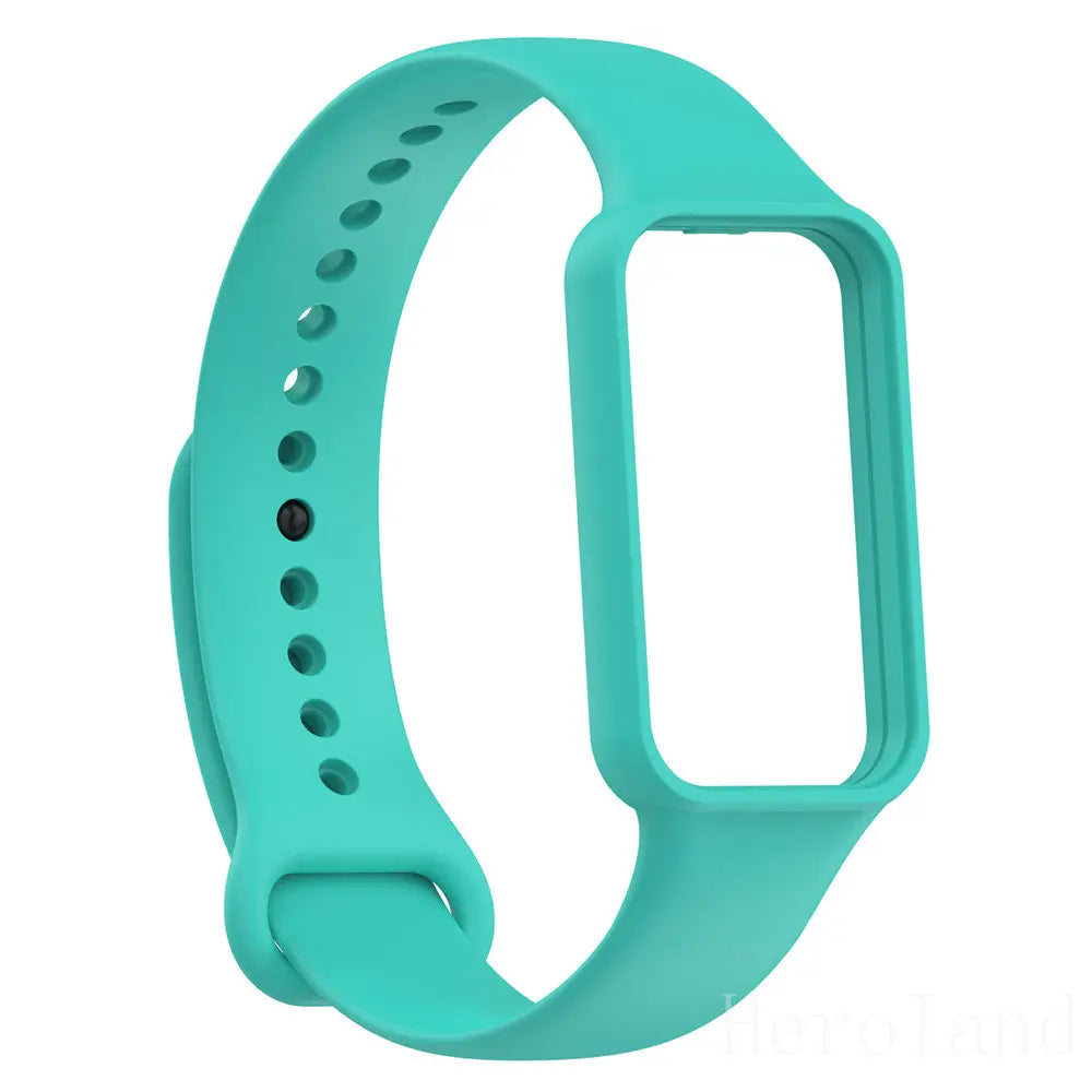 Fashion Silicone Watch Strap for Huami Amazfit Band 7 Smartwatch Band Bracelet Sport Wristband for Amazfit Band 7 Strap Buckle N