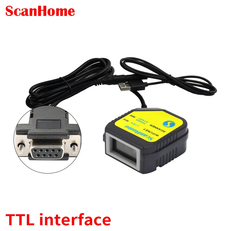 Embedded Barcode Scanner BarCode Reader Code Reader Fixed Mounted Code Engine Module USB 1D/2D QR PDF417 Code ScanSH-400