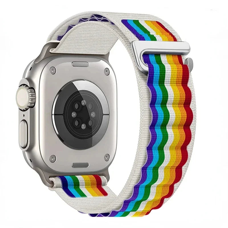 Alpine Loop Strap For Apple Watch Ultra 3 2 1 Band 49mm 11 10 9 8 7 45mm 41mm 42mm 46mm Nylon Bracelet iWatch 6 5 4 3 SE3 2 Belt