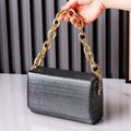 Orange Square Bag PU Fashion Purses and Handbags Luxury Designer Side Shoulder Bag Woman Brand Cell Phone Wallets High Quality