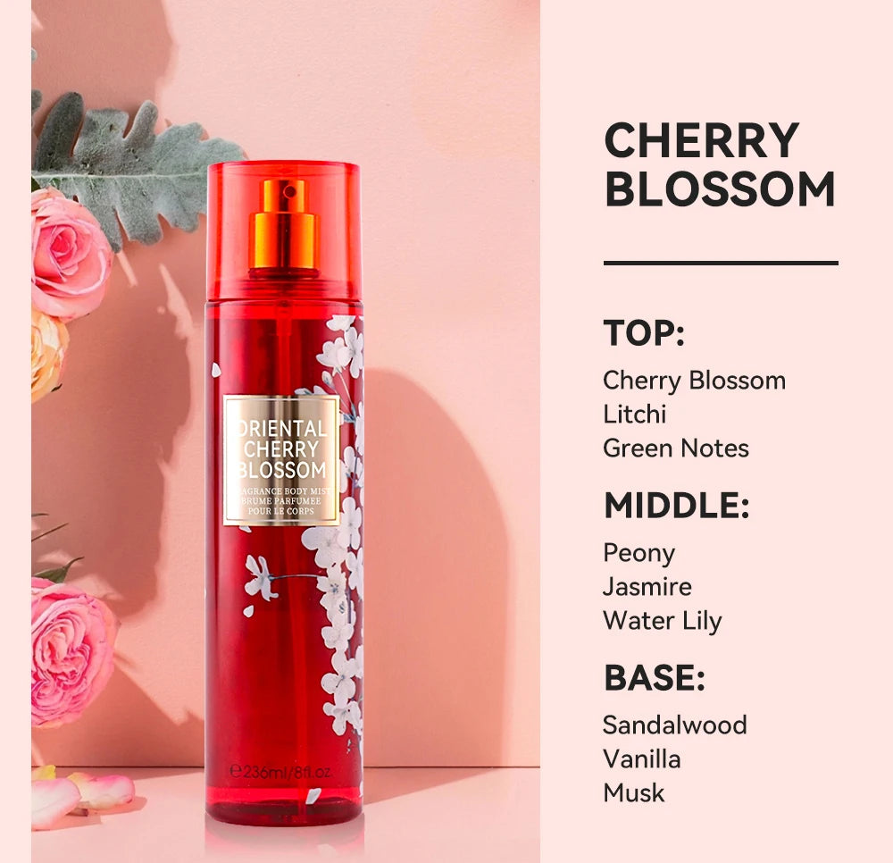 8 Fl.oz/236ml Hair & Body Mist for Women, Floral Fragrance Mist, Fresh Body Spray, Long-Lasting Perfume, Perfect for Daily Use