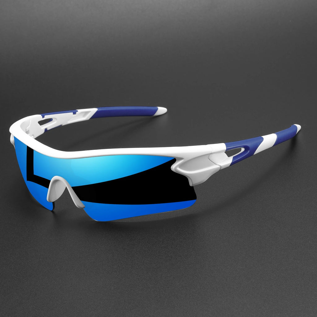 New UV400 Protective Sports Eyewear - Lightweight Full-Cover Lens, Unisex Wrap-Around for Cycling, Hiking & Daily Use