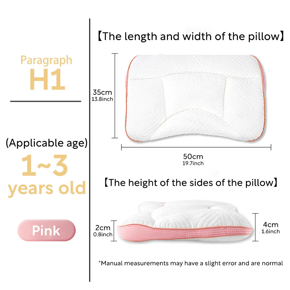 1-18 Years Children Neck Pillow Help Sleep Toddler Pillows Protection Neck Cervical Orthopedic Baby Pillow For Sleeping Almohada