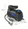 Portable Car Air Compressor 12V, Electric Tire Inflator Pump With Digital Pressure Gauge & LED Light, Handheld Car Air Pump For Car Tires, Motorcycle, Bicycle And Emergency Roadside Use