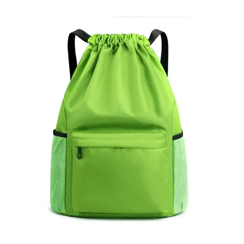 Sports Drawstring Backpack String Bag Sackpack With Large Capacity Gym Swim Beach For Women And Men To Hold Daily